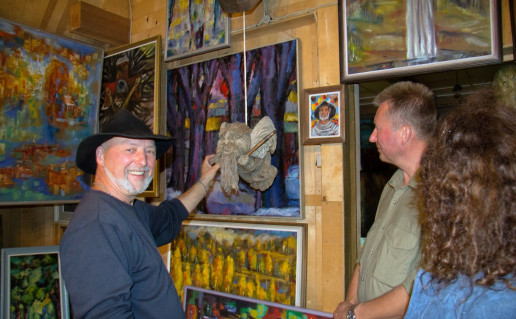 38_L.Cerniauskas savo galerijoje. K.Stalnionytes n.jpg